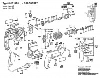 Bosch 0 603 167 803 Csb 500 Ret Percussion Drill 230 V / Eu Spare Parts